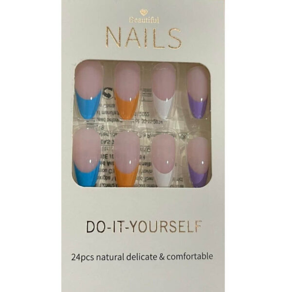 24pcs Beautiful Nails Natural Delicate & Comfortable