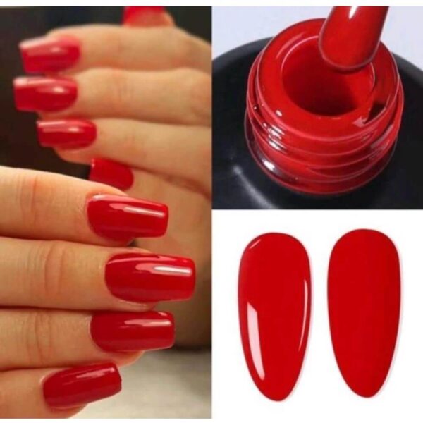 Vishine Gelpolish Professional UV LED Soak Off Gel Nail Polish Red - Image 2