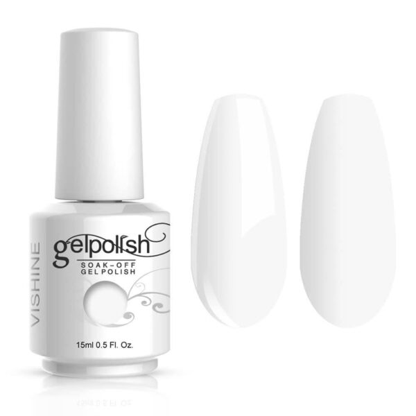 Vishine Gelpolish Professional UV LED Soak Off Gel Nail Polish White